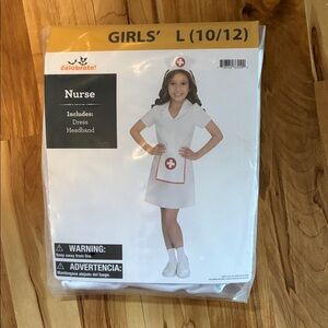 Way To Celebrate!  Nurse Costume - Girls Size L (10/12)